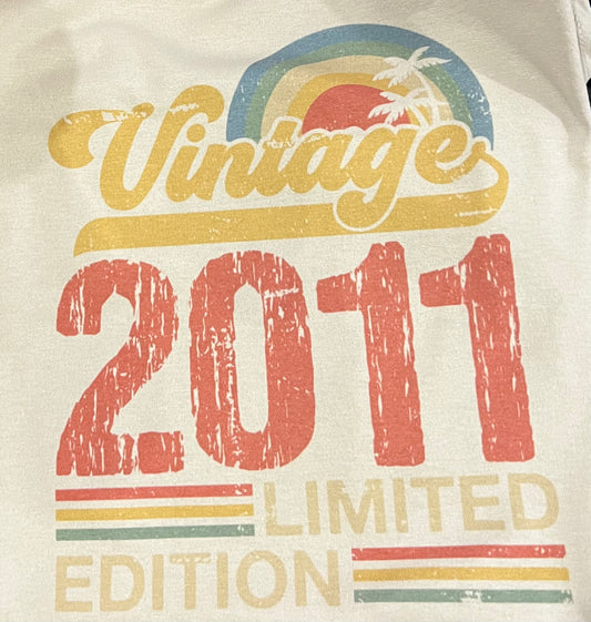 Vintage Birthyear Limited Edition Tee