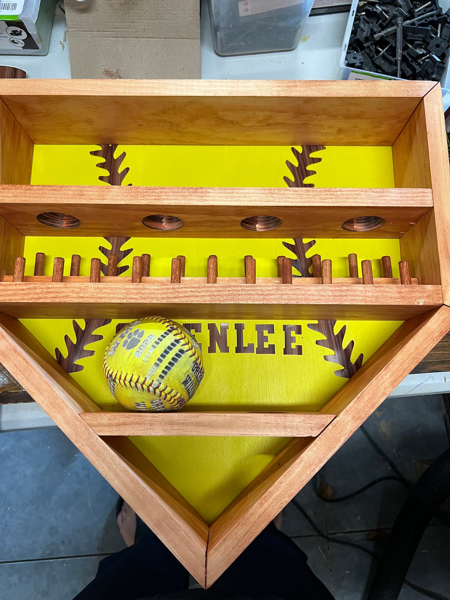 Softball / Baseball Wall Display