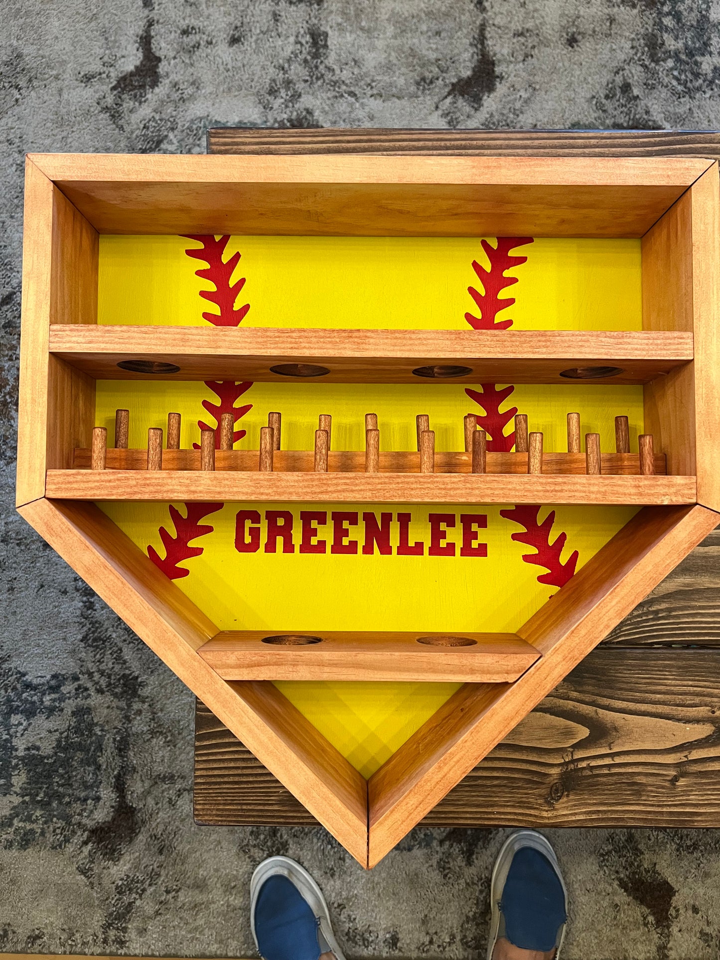 Softball / Baseball Wall Display