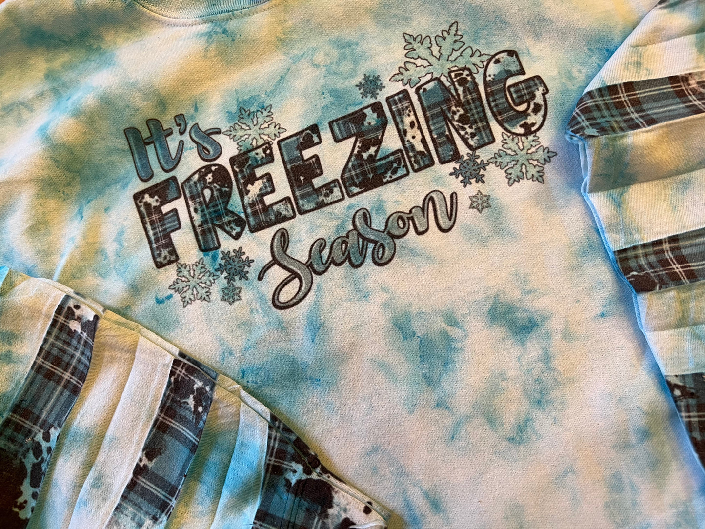 Tye Dye Freezin Season Sweatshirt